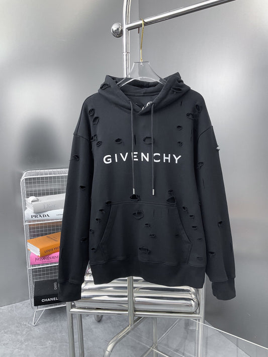 Double Layer Cut hoodie